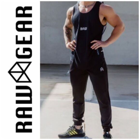 RAWGEAR - M Sz XXL - NWT Performance High-Tek Track Joggers in Eggplant - Picture 1 of 15